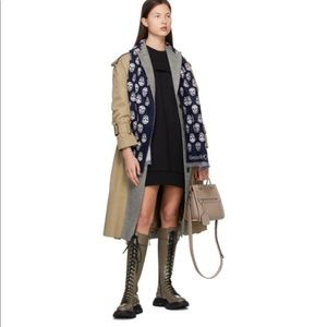 ALEXANDER MCQUEEN LACE UP KNEE HIGH BOOTS